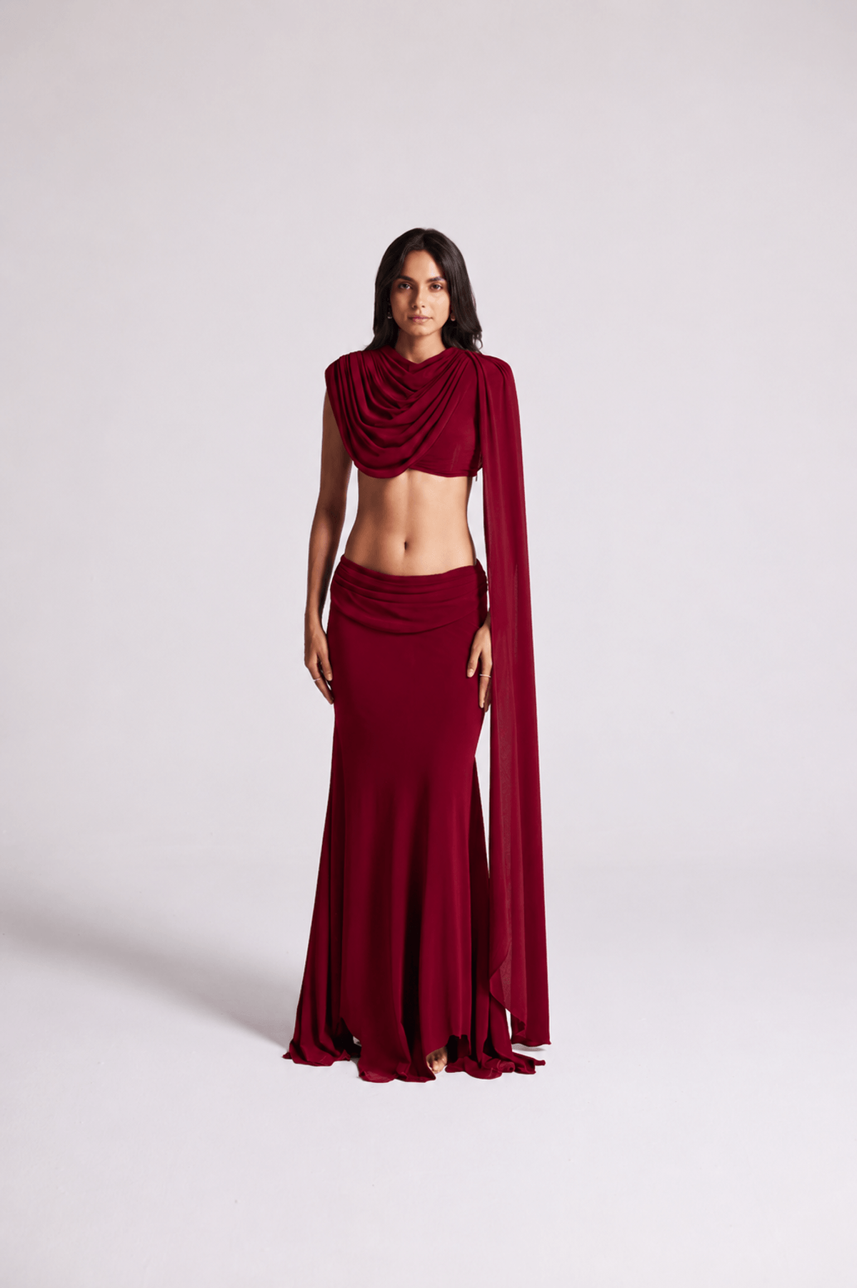 CRIMSON TOUSLE SKIRT - View 2 - Superr*