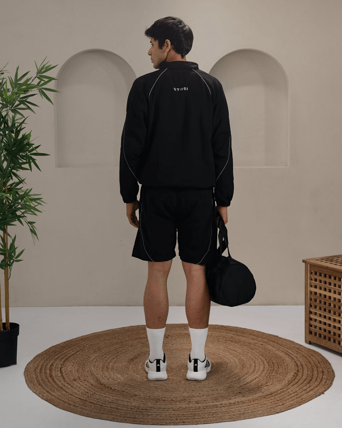 Jet Black Parachute Jacket - View 4 - Superr*
