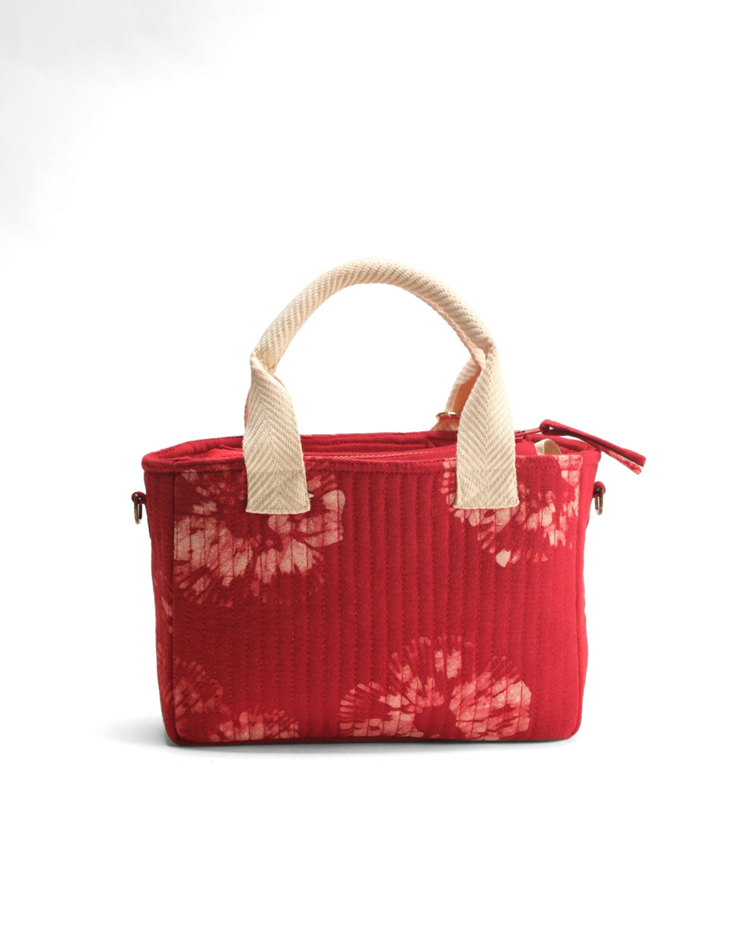 Crimson Flora Mini Tote - View 3 - Superr*