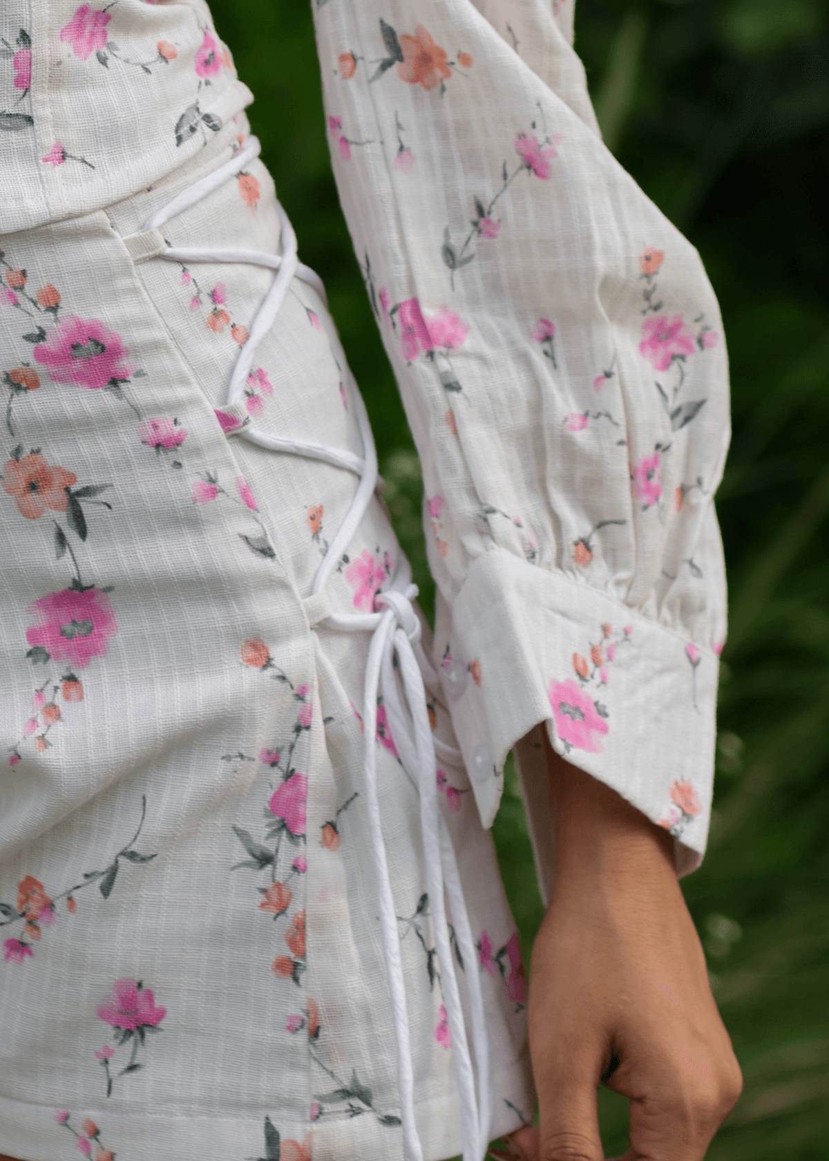 Velour Structured Shorts - View 4 - Superr*