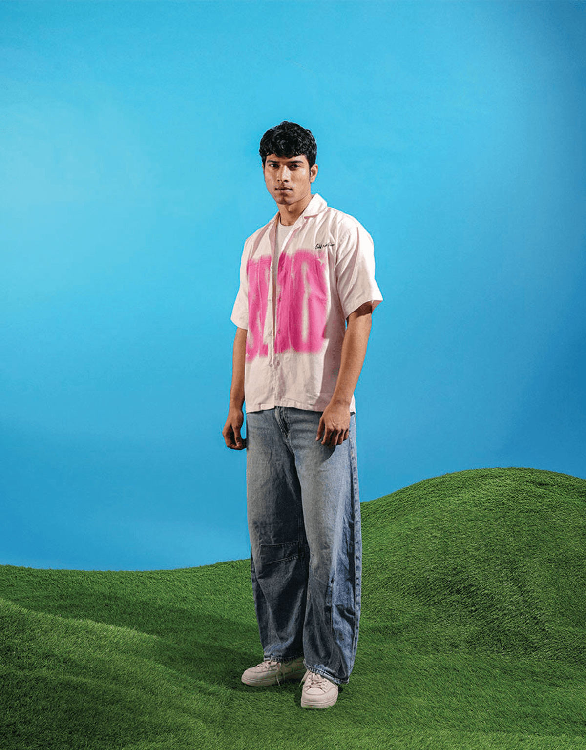 ODD Stamp Linen Shirt - View 4 - Superr*