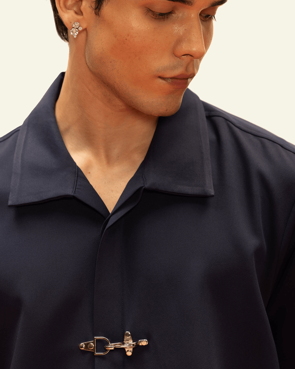 CLASP LOCK SHIRT(MIDNIGHT NAVY) - View 4 - Superr*