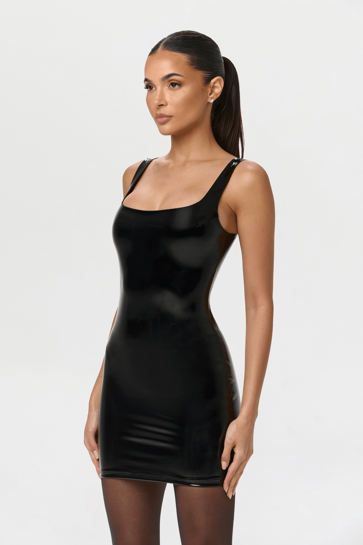 Vinyl Tank Mini Dress - View 2 - Superr*