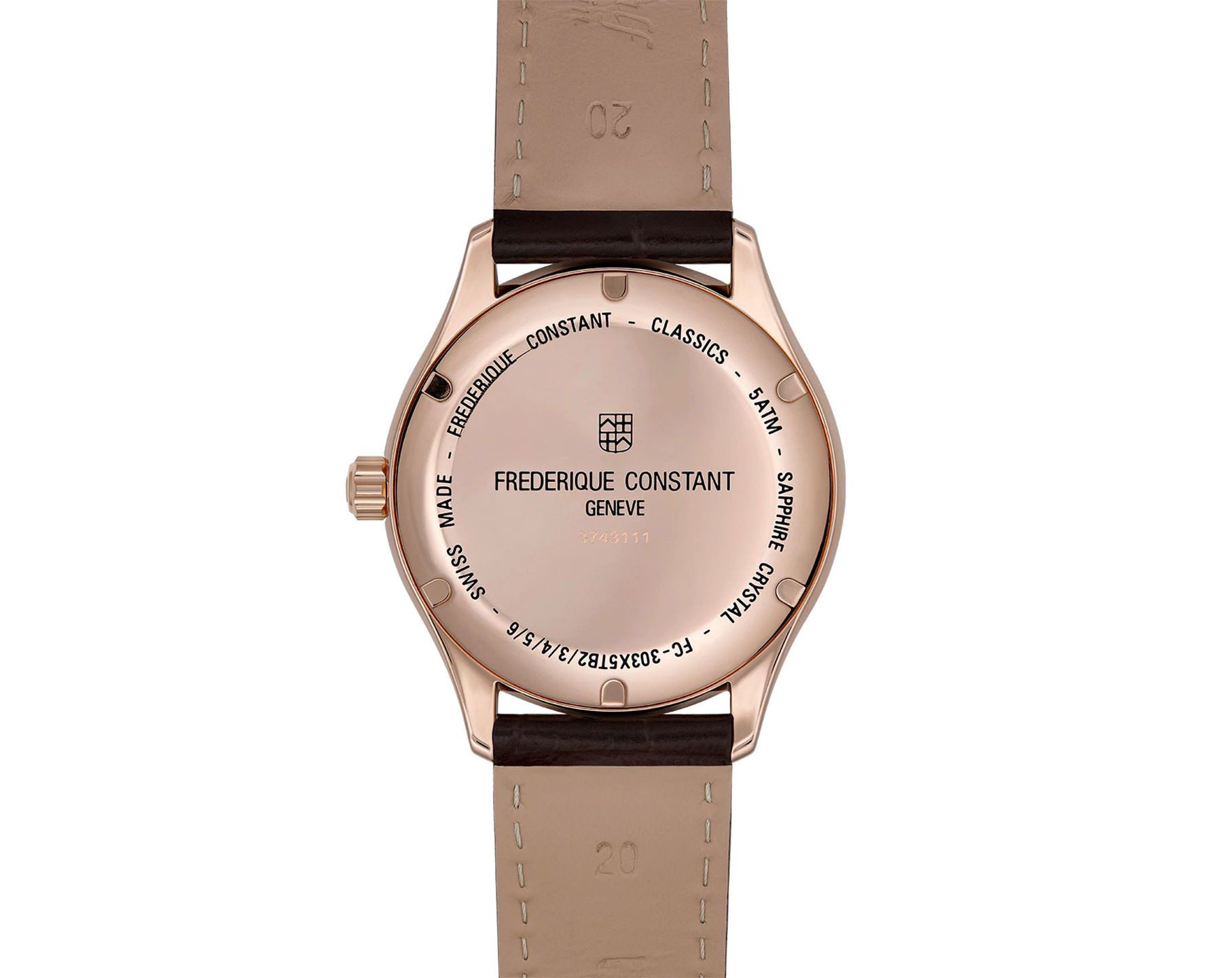 Frederique Constant Classics Automatic Men Watches in Round case & Silver Dial - View 3 - Superr*