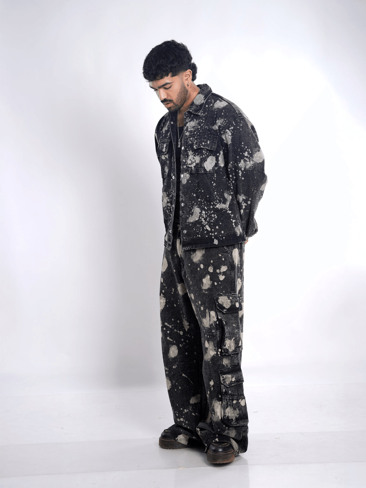 Black Hypo Denim Shirt - View 4 - Superr*