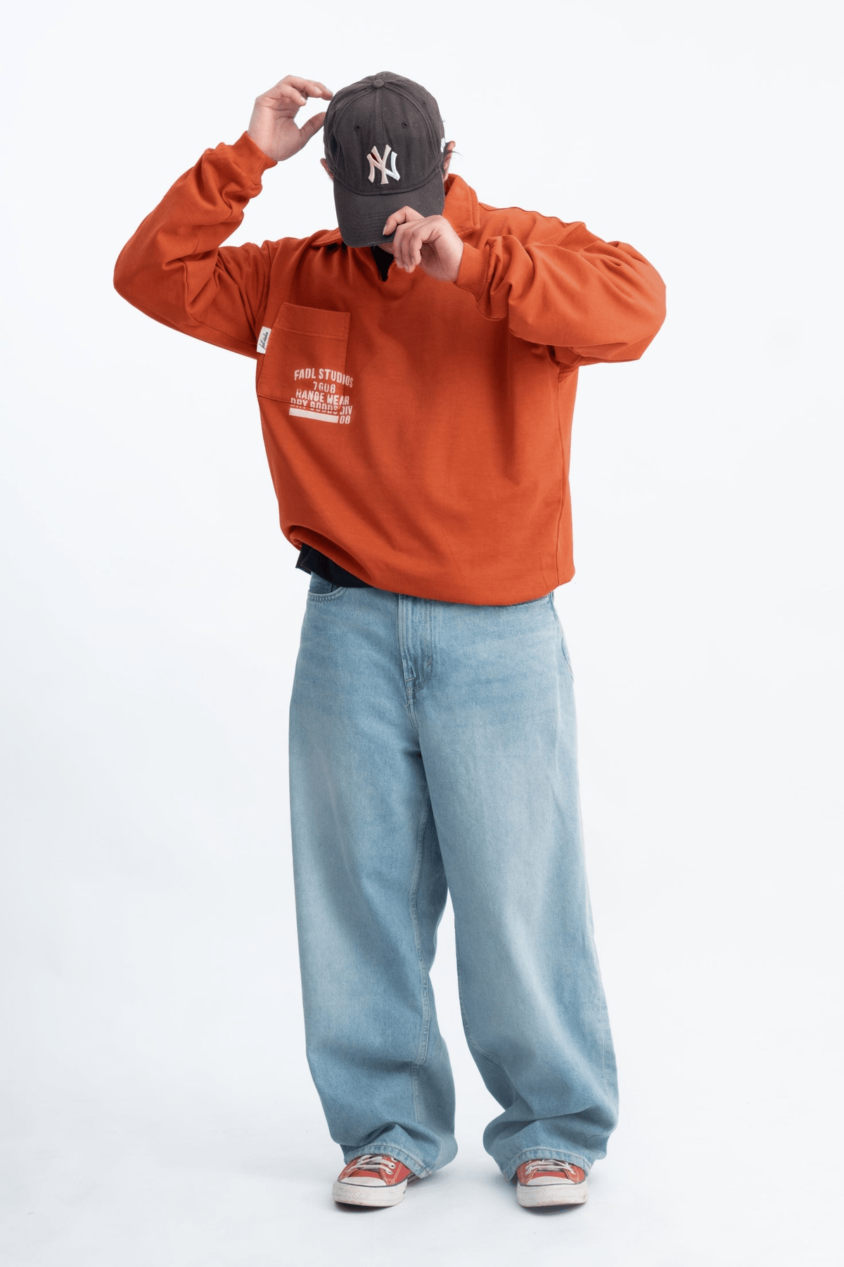 Stencil pullover- Apricot - View 2 - Superr*