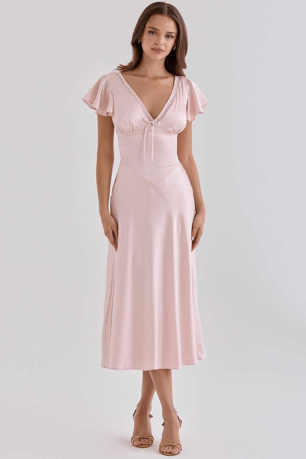 Evelisse Flutter Midi Dress - View 3 - Superr*