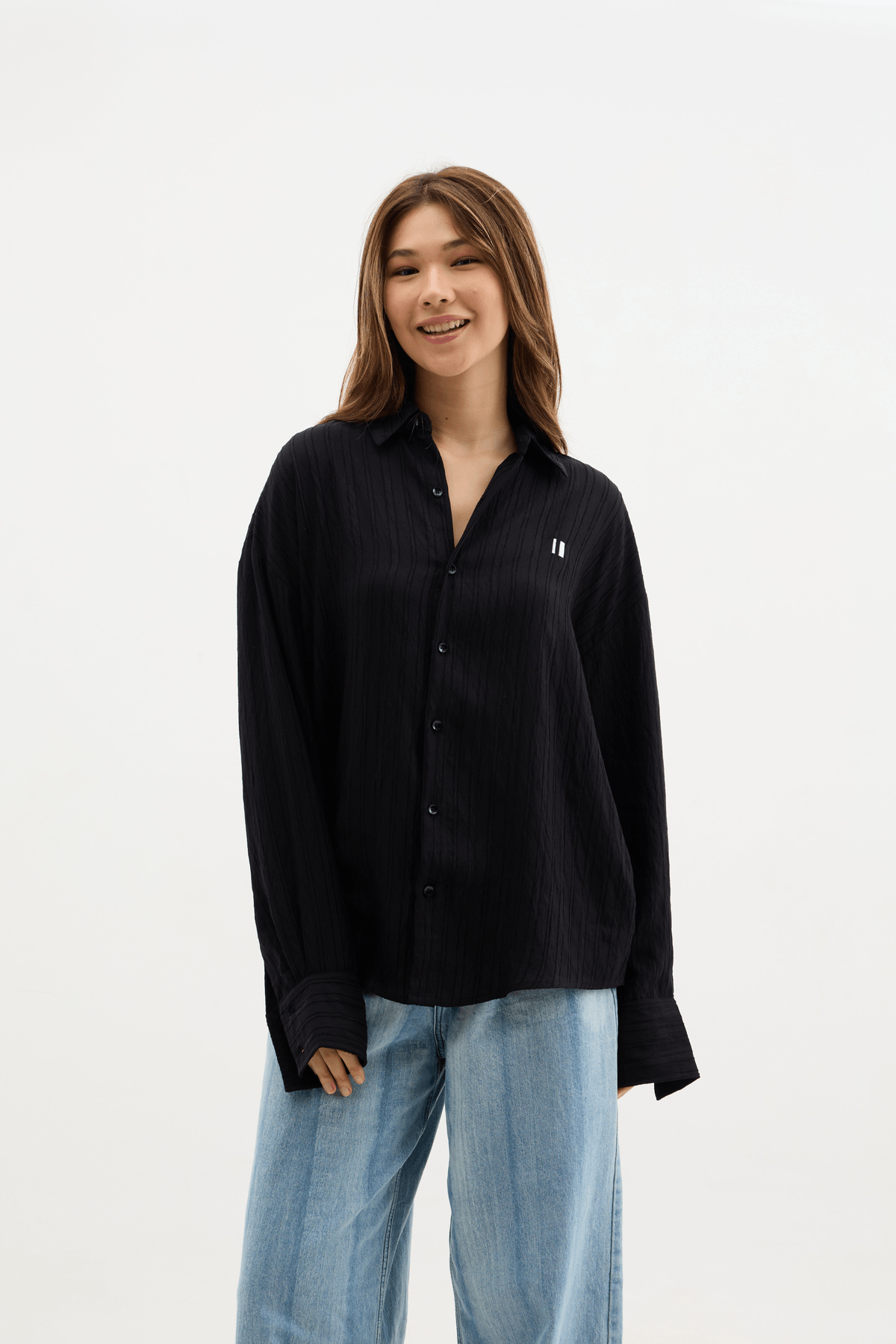 Black Raasta Striped Shirt - View 4 - Superr*
