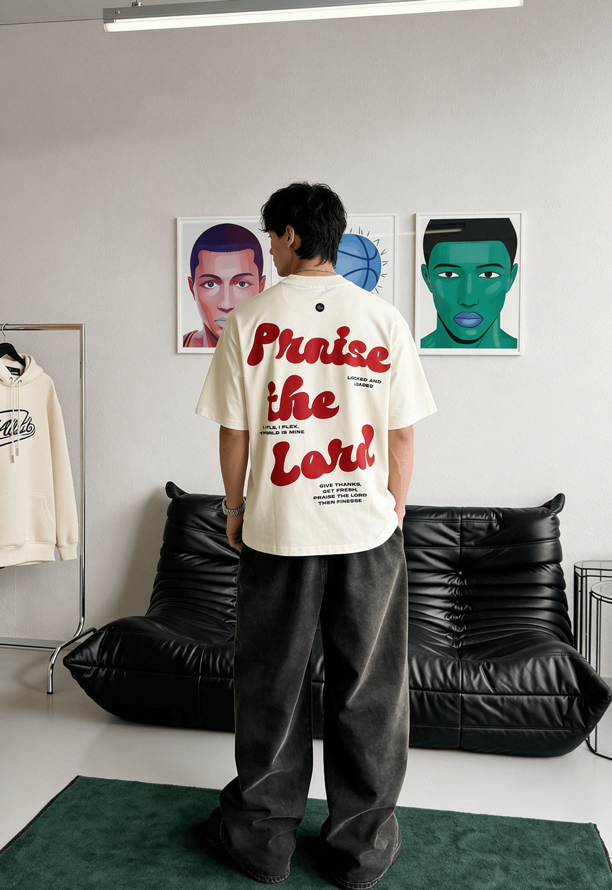 Praise The Lord Heavyweight Oversized T-Shirt - View 2 - Superr*