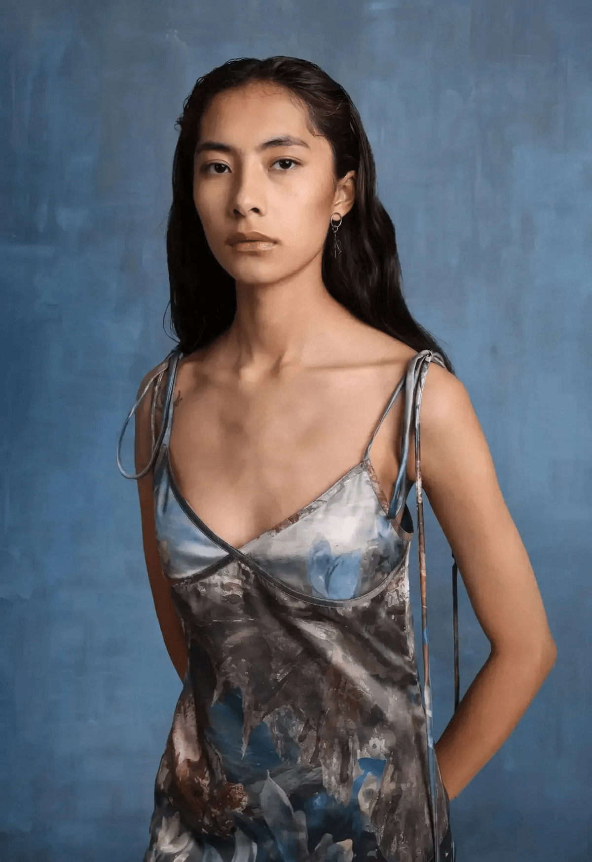 Dream Of The Orient Midi Satin Dress - View 4 - Superr*