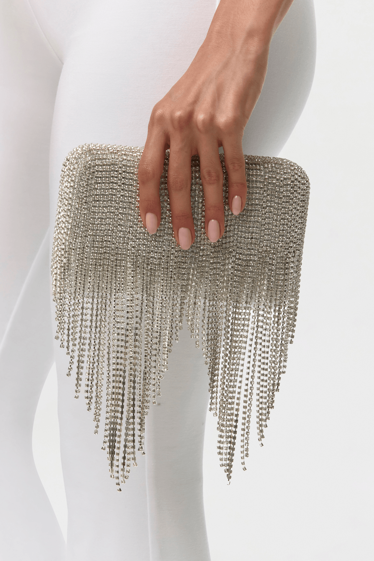 Crystal Fringe Clutch - View 2 - Superr*