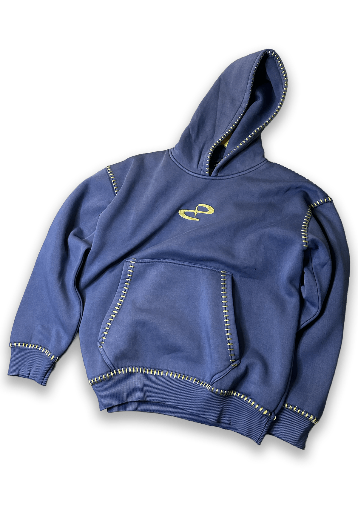 KANTHA INDIGO HOODIE - View 3 - Superr*