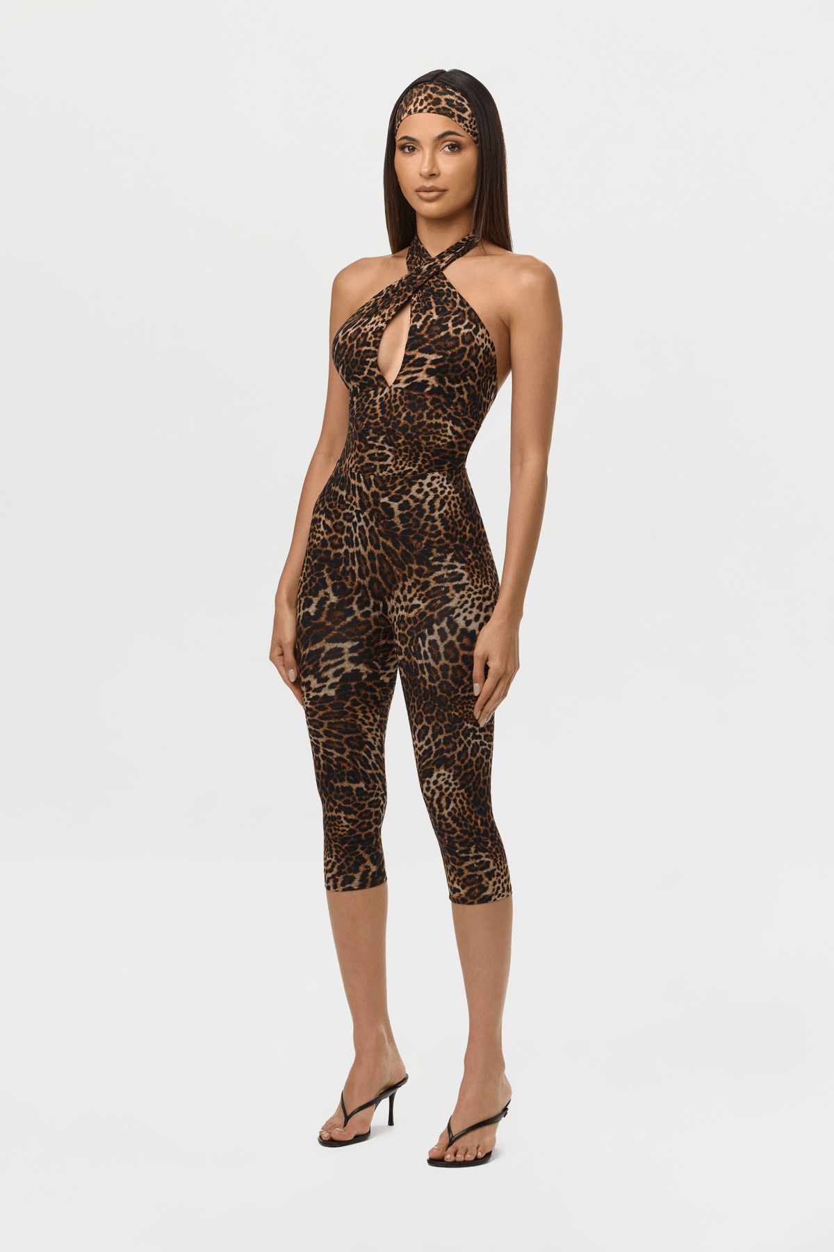 Naked Print Capri Legging - View 2 - Superr*