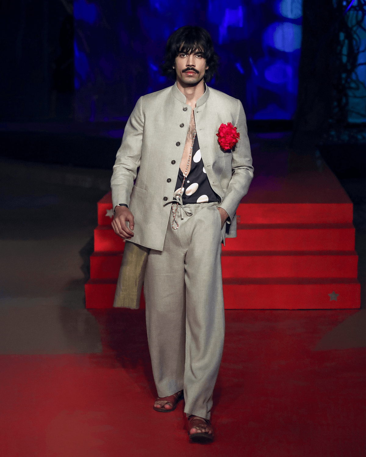 Tahr Bandhgala - Beige - View 3 - Superr*