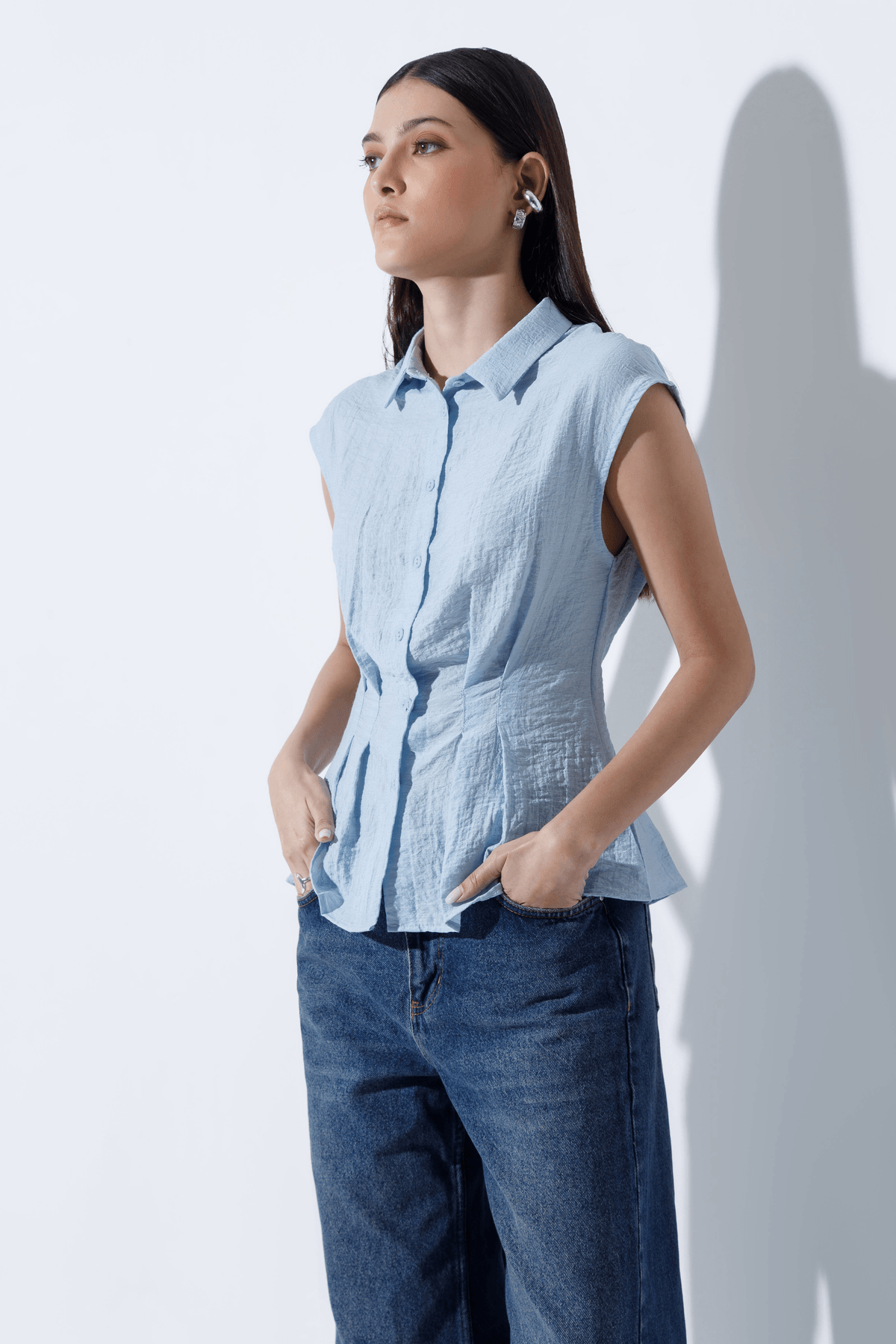 Crinkled Shirt - View 4 - Superr*