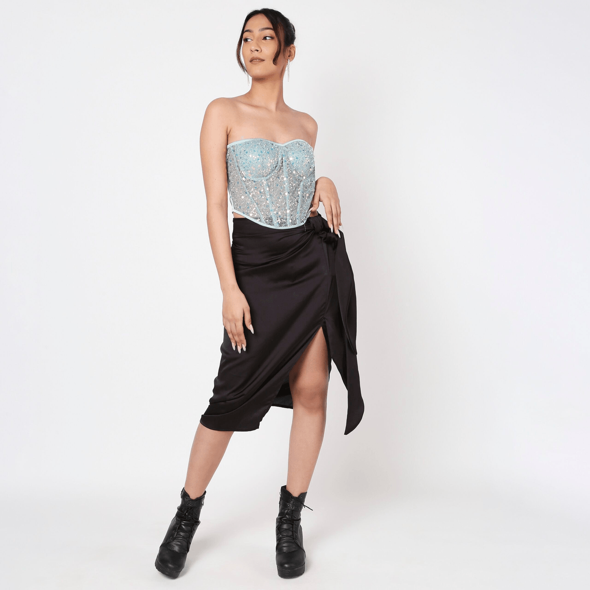 Embellished Corset Greeny - View 4 - Superr*