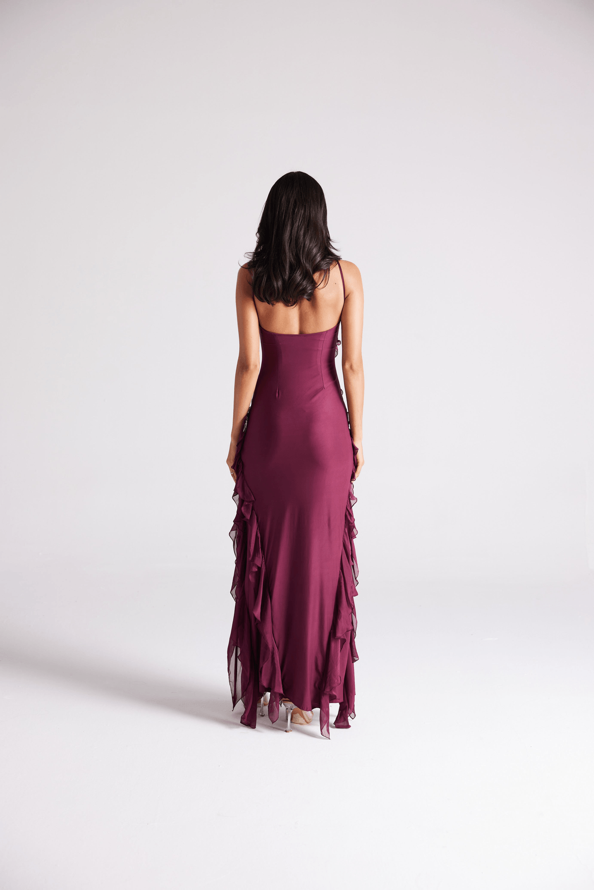 CHERRY RUFFLE DRESS - View 3 - Superr*
