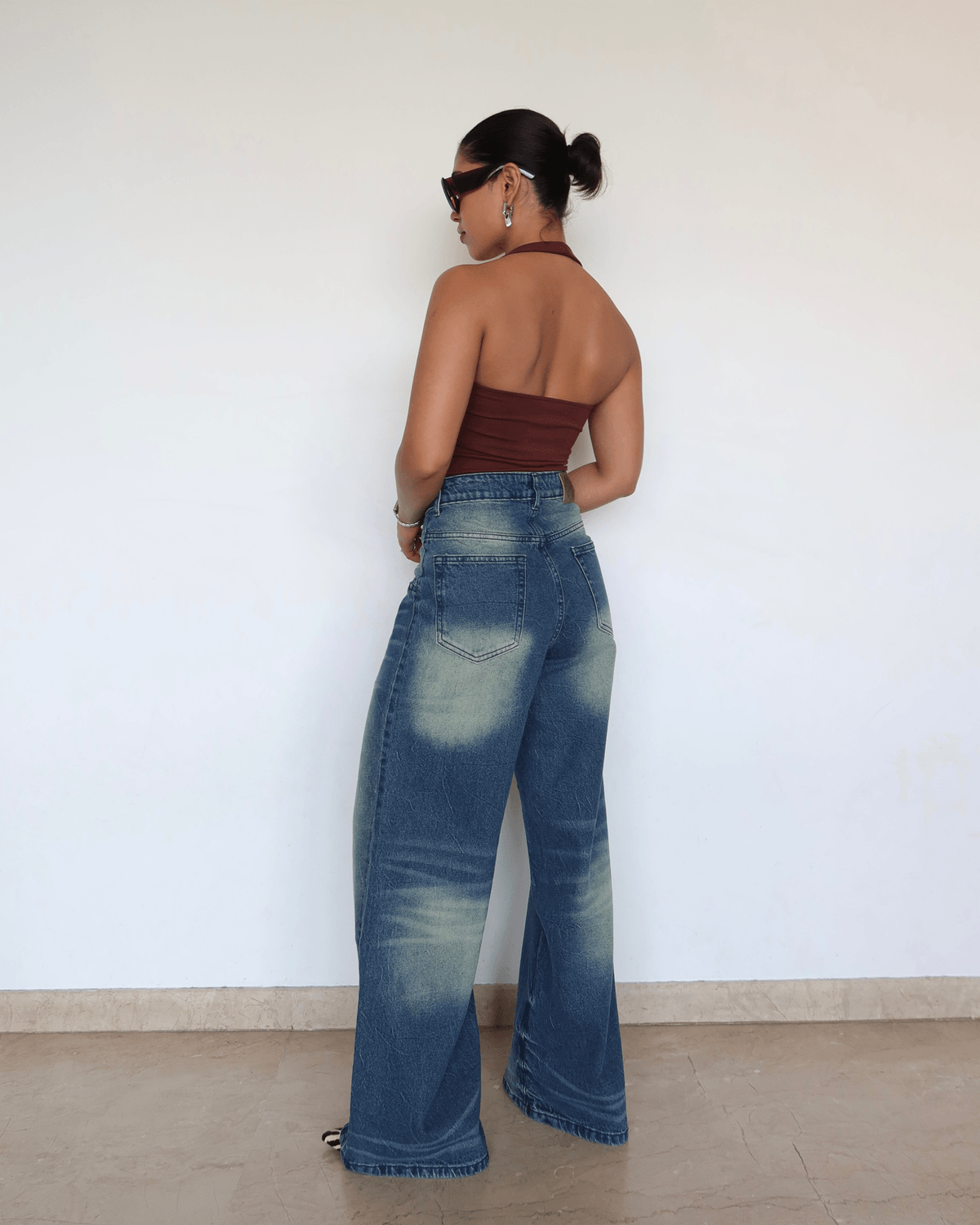 Too Relaxed Baggy Wide Leg Jeans - View 4 - Superr*