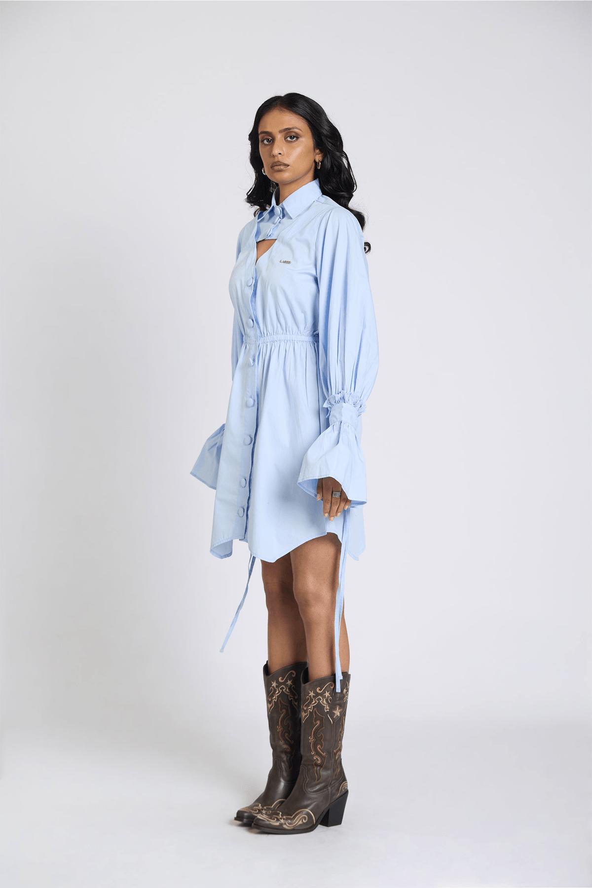 Icy Blue Dress - View 3 - Superr*