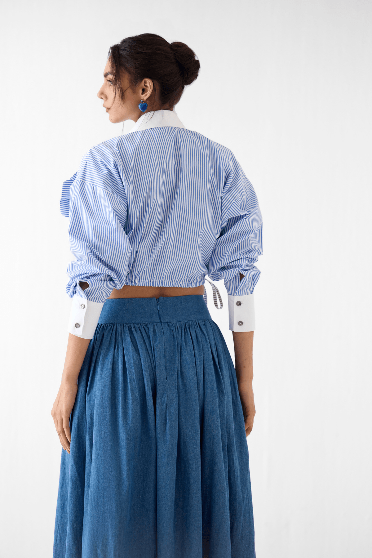 AZURE CROP SHIRT - View 3 - Superr*