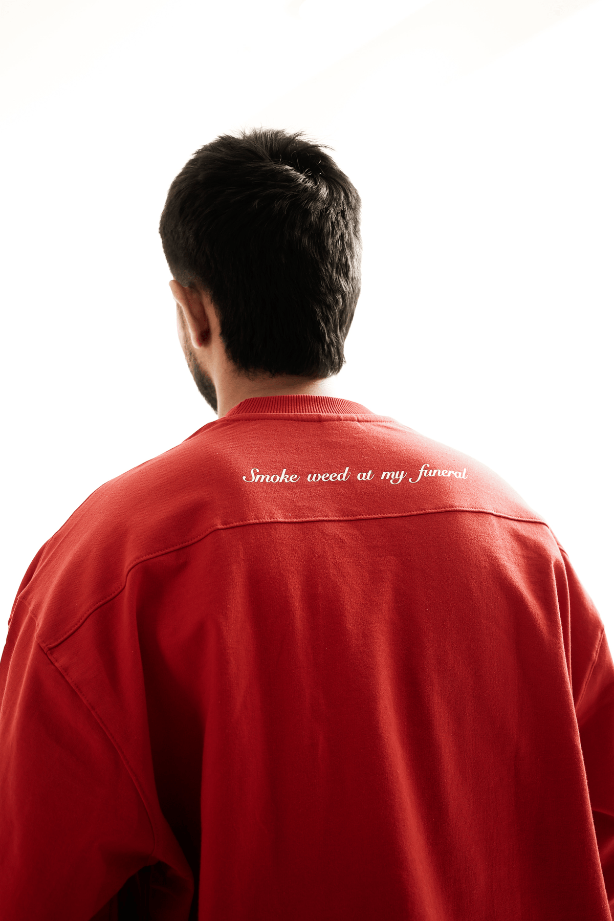 Harah Boxy Rugged Tshirt-Red - View 3 - Superr*