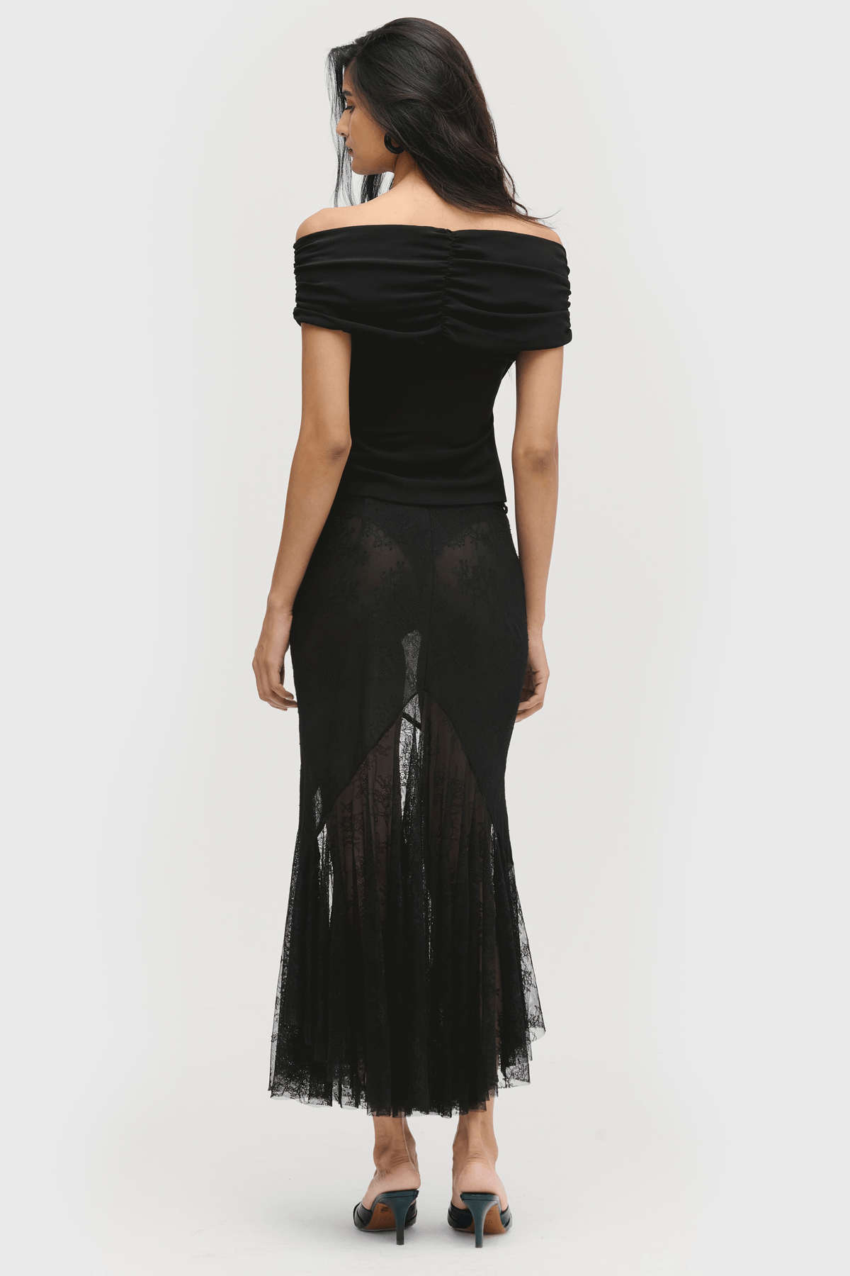 Wrapped Off-Shoulder Top - View 4 - Superr*