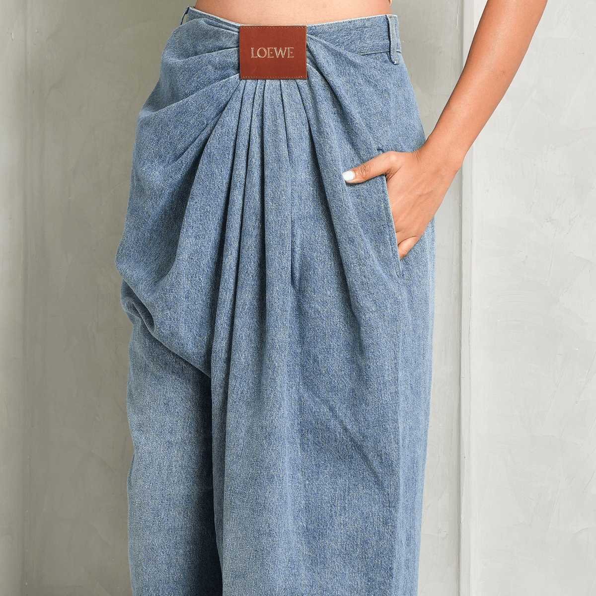 Draped Denim - View 2 - Superr*