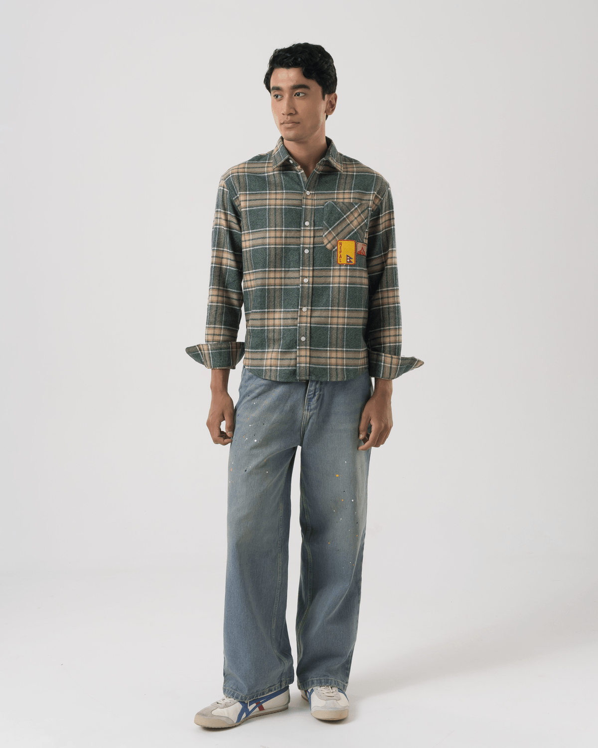 Ascend Flannel Sage - View 2 - Superr*