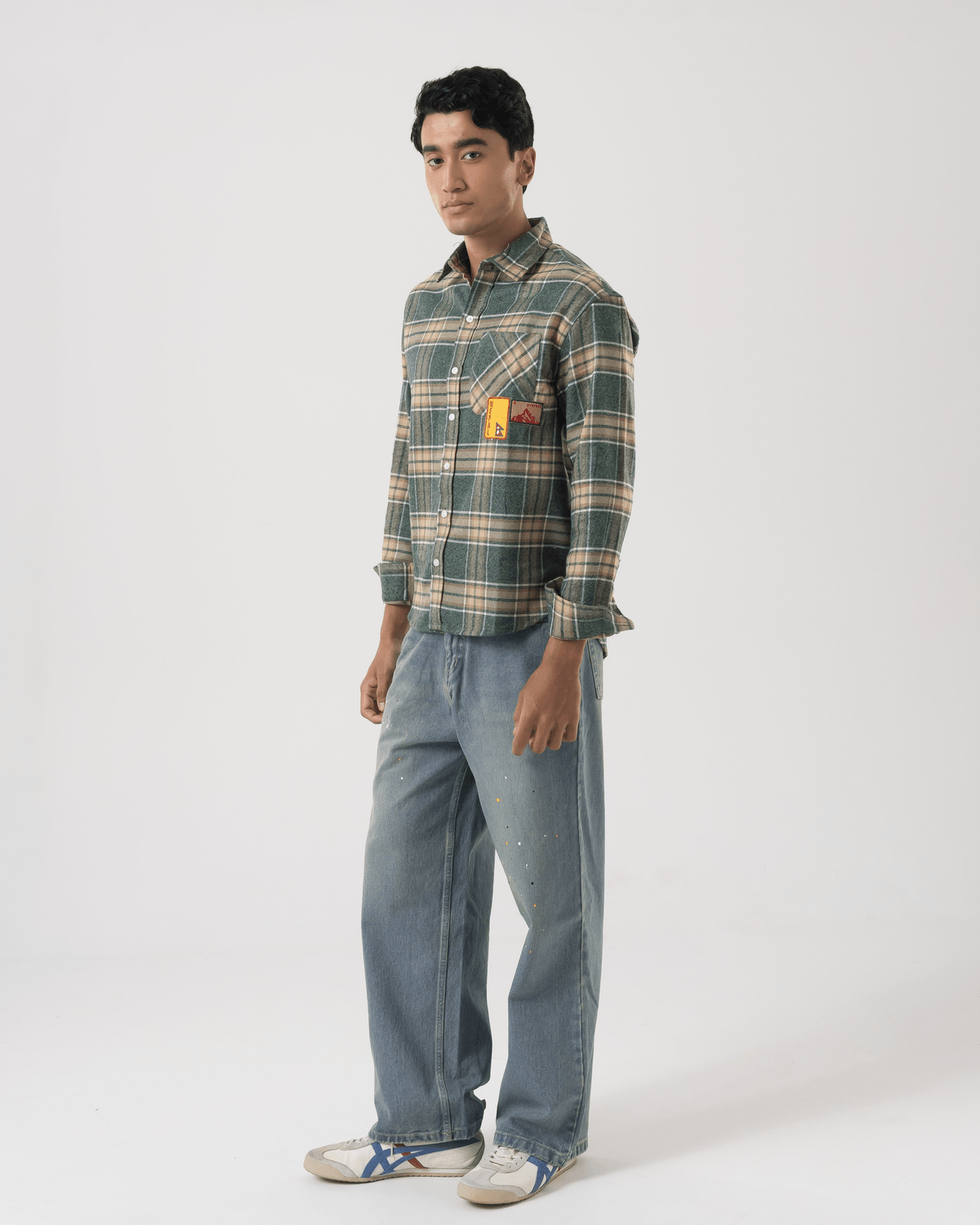 Ascend Flannel Sage - View 4 - Superr*
