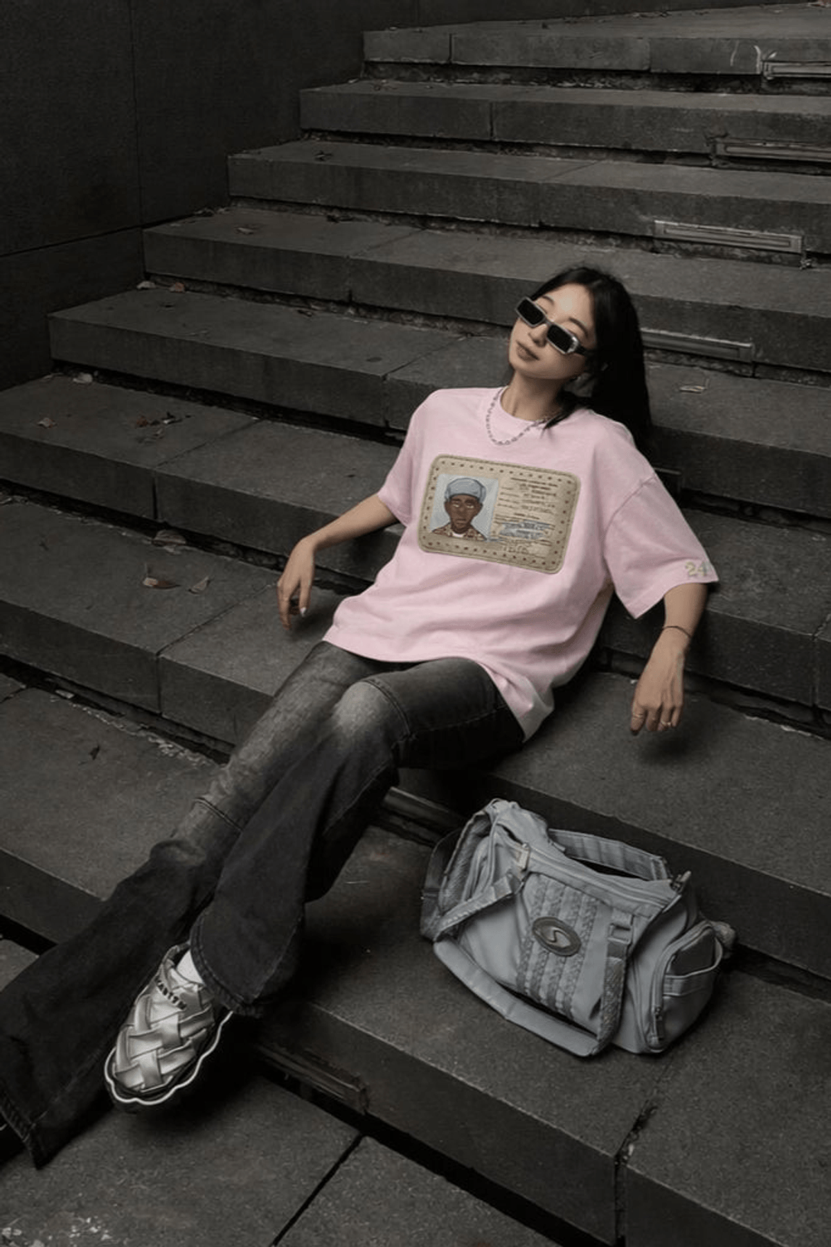 Tyler - Travel Licence (Pink) T-shirt - View 3 - Superr*