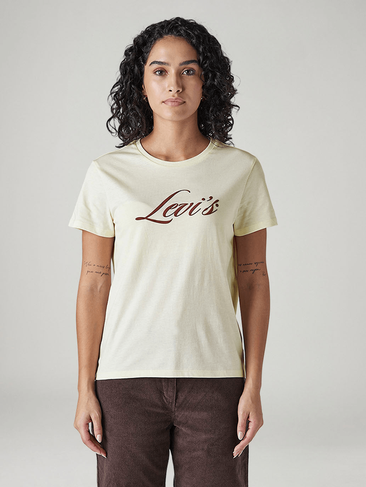 Women's Logo Printed Slim Fit T-Shirt - View 2 - Superr*