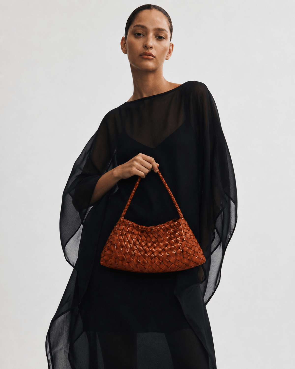 Jada Handcrafted Bag in Tan - View 2 - Superr*
