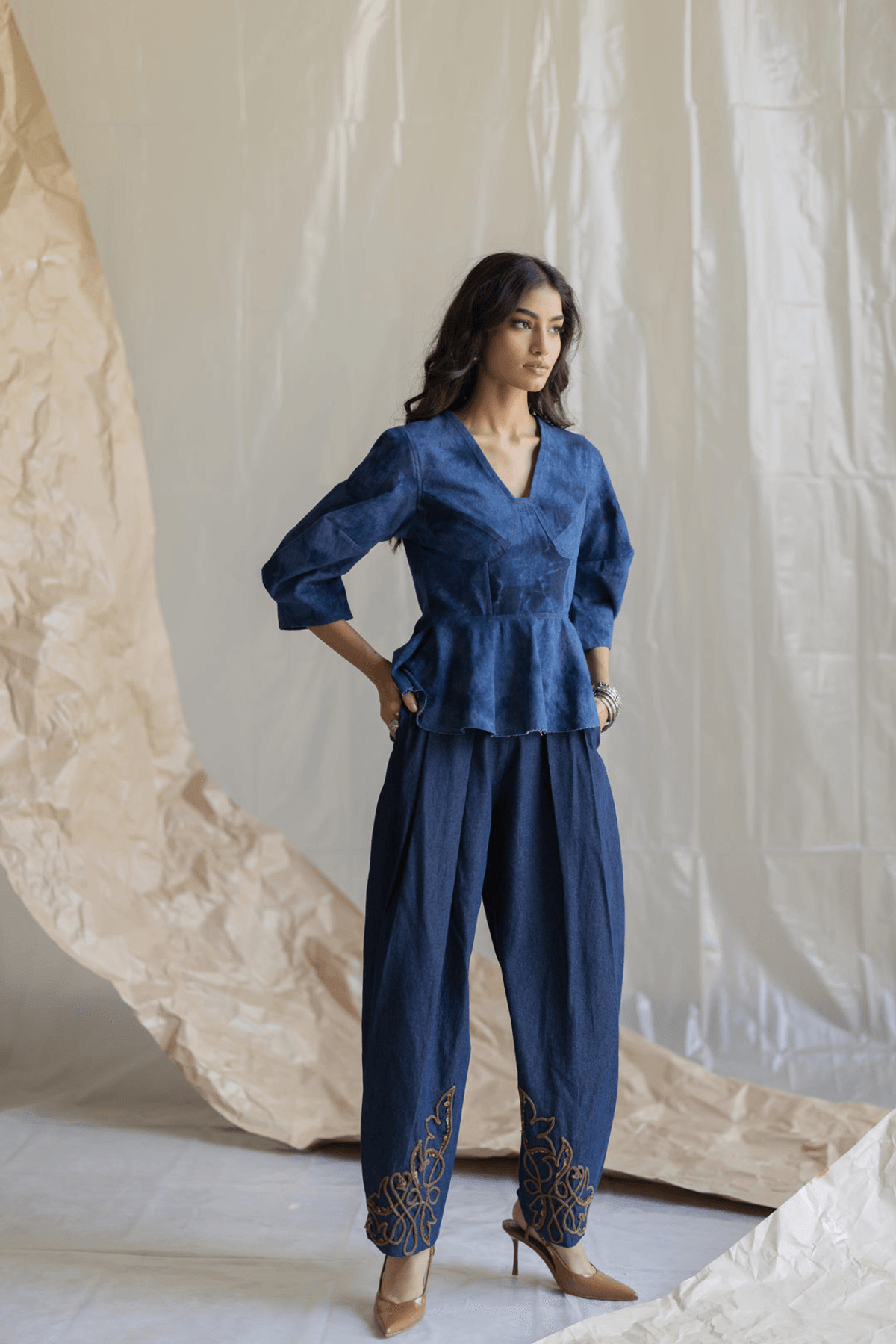 PEPLUM TOP - View 4 - Superr*