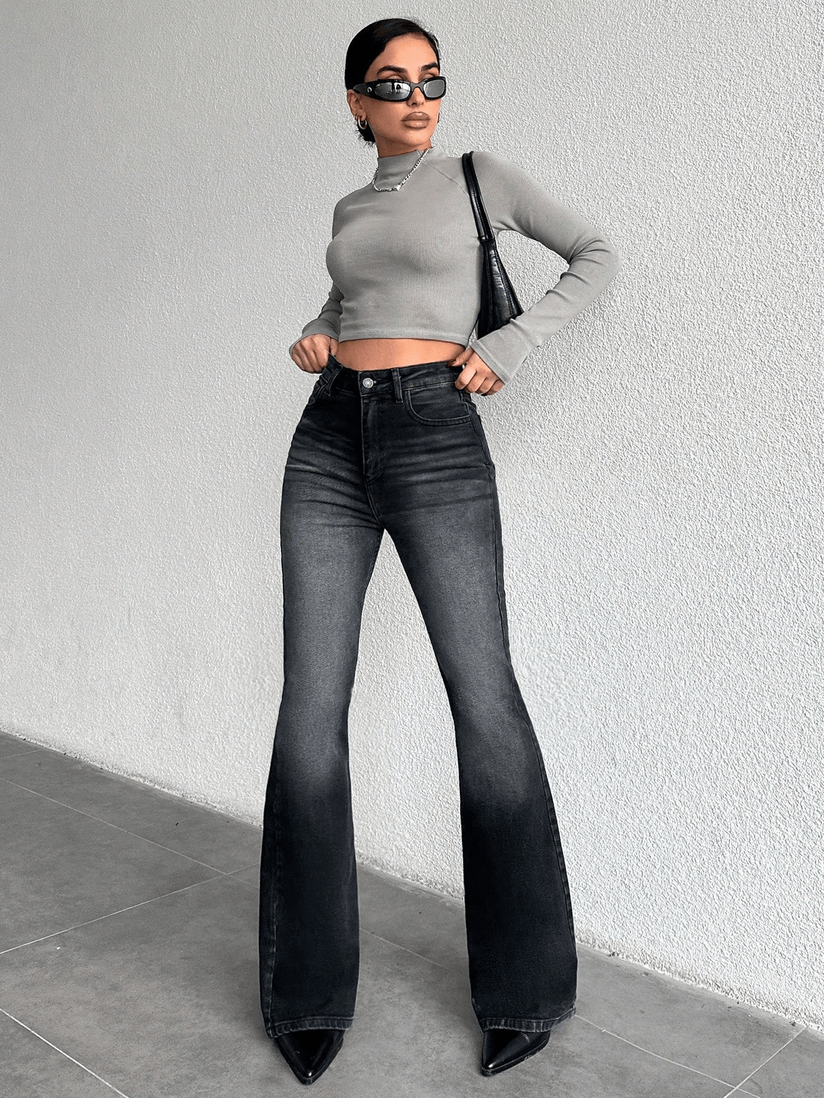 Midnight Ash Bootcut Jeans - View 4 - Superr*
