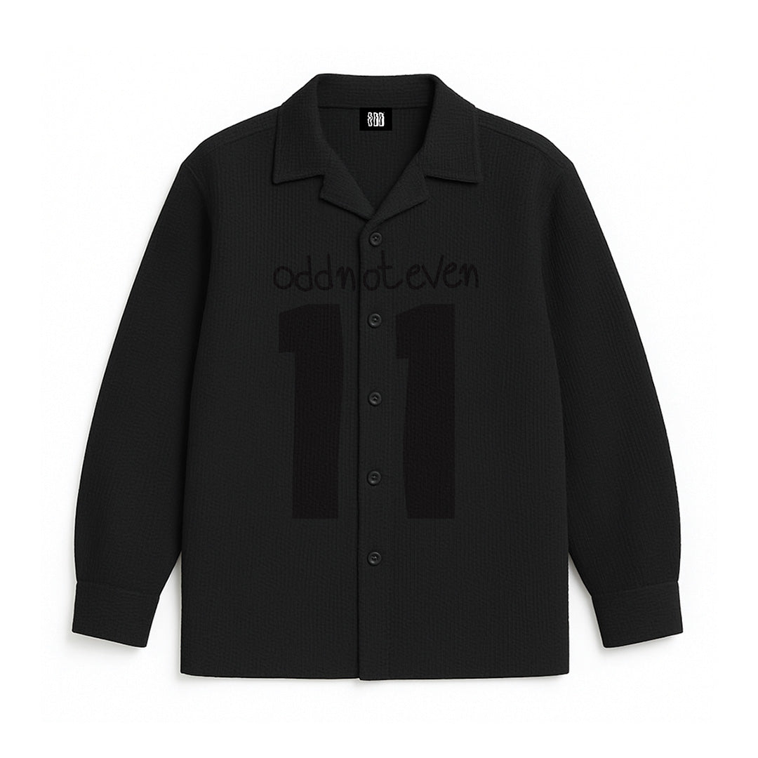 11-11 Black Full Sleeve Shirt