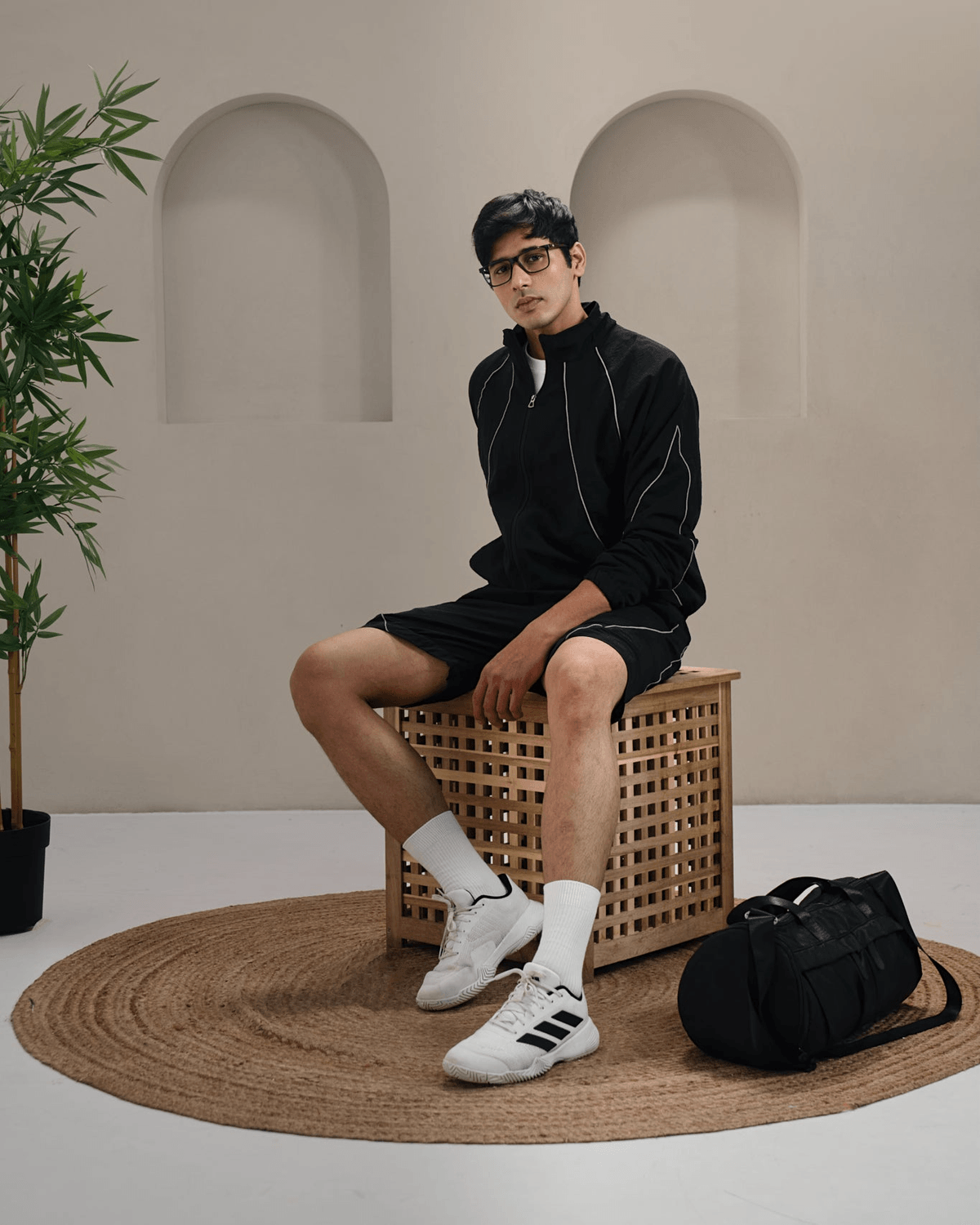 Jet Black Parachute Jacket - View 3 - Superr*