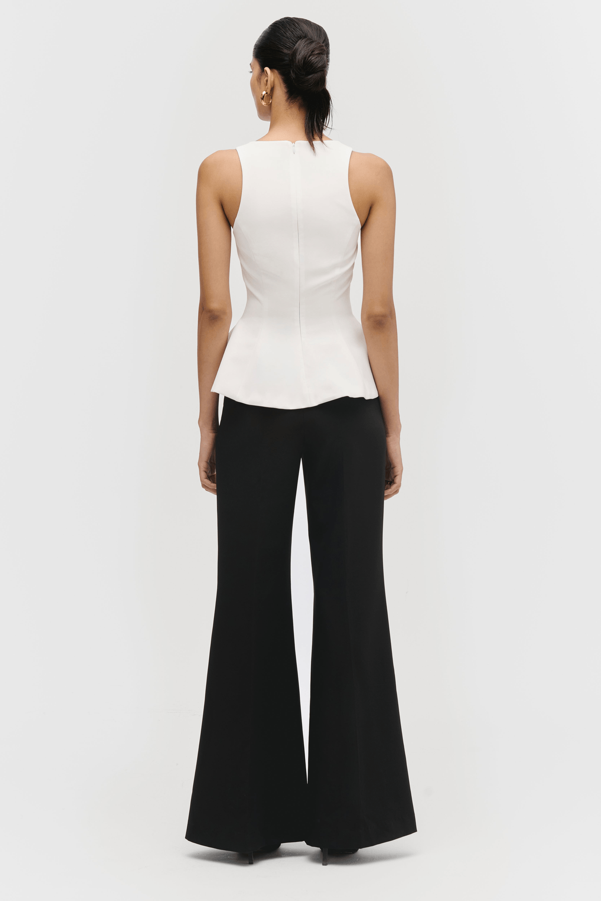 Scoop Neck Peplum Top - View 4 - Superr*