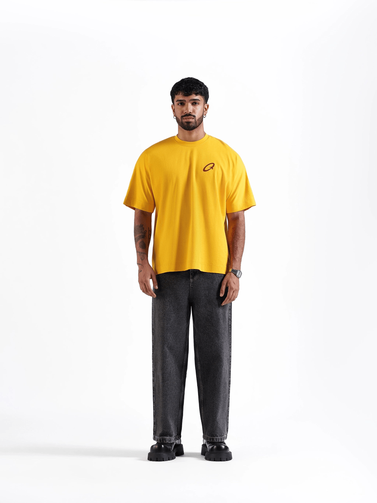 Straight Baggy Jeans Black - View 2 - Superr*