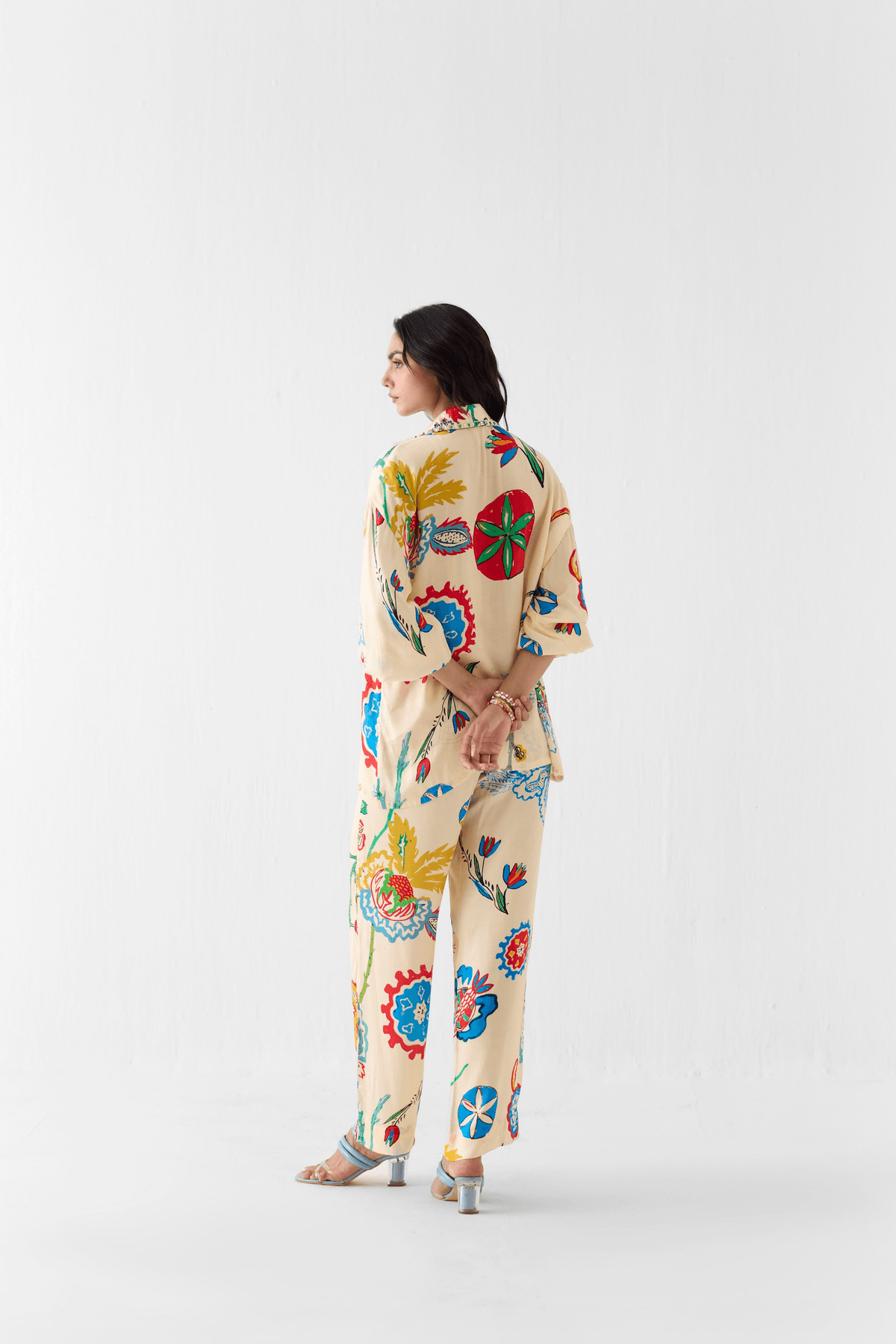 SANGANER SHIRT AND TROUSERS CO-ORD - View 3 - Superr*