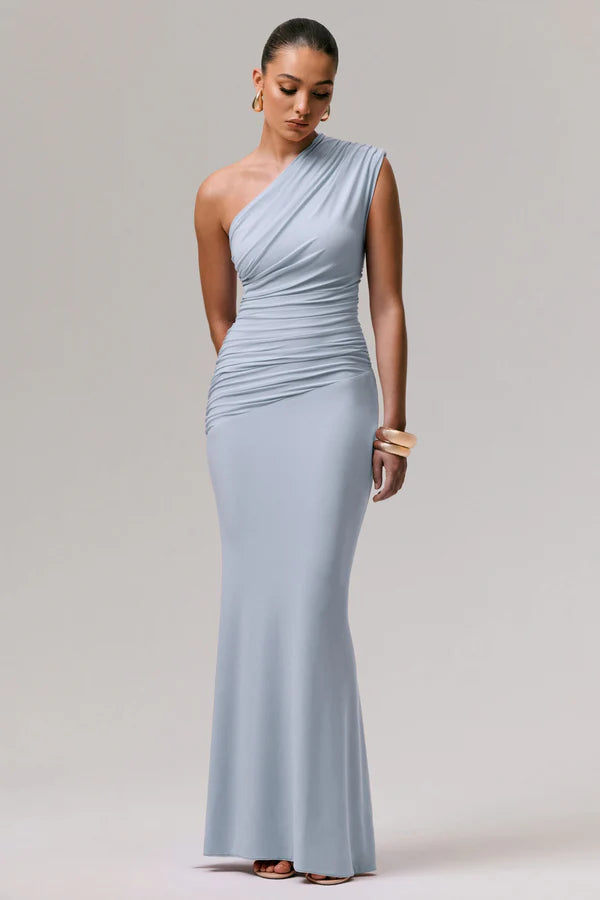 Celeste Whisper Maxi in Powder Blue - View 3 - Superr*