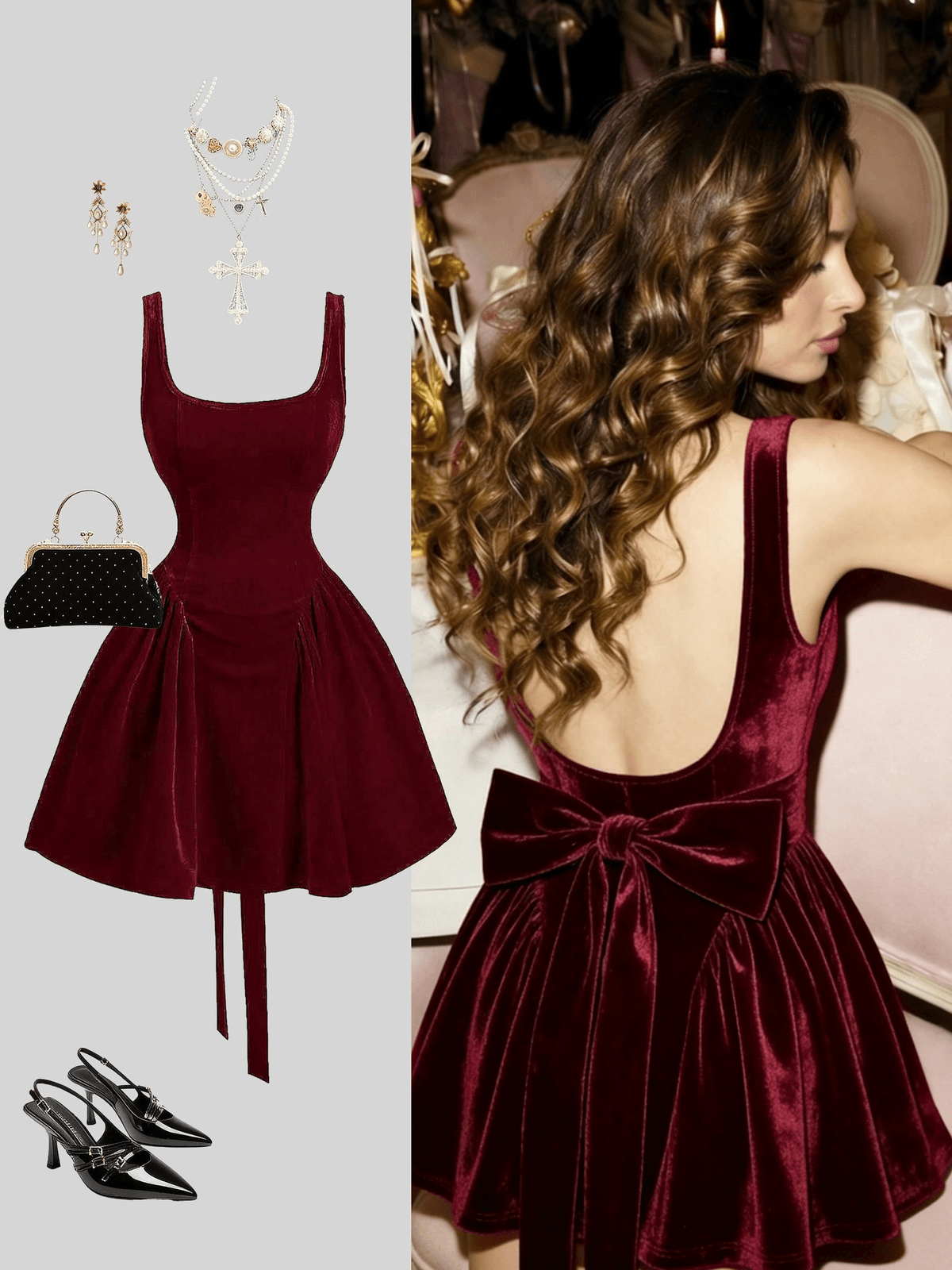 Bow A-Line Dress - View 2 - Superr*