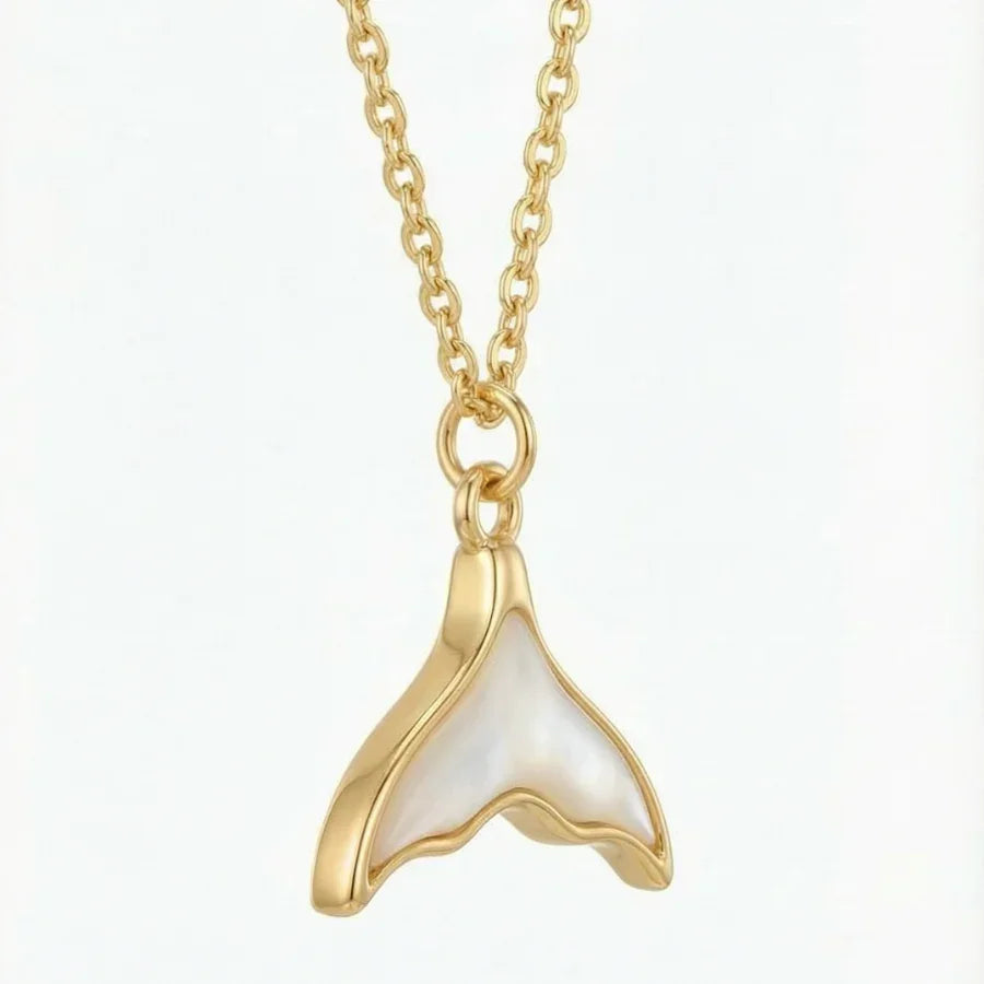 Ocean Tail Resin Necklace - View 3 - Superr*