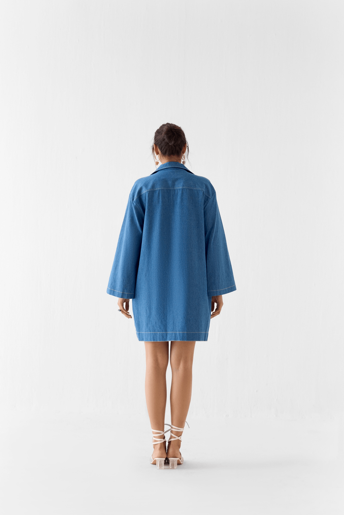 INDIGO SHORT DRESS - View 4 - Superr*