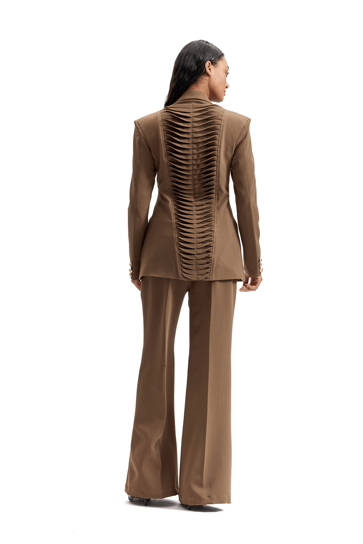 Studded Lapel Power Suit - View 4 - Superr*