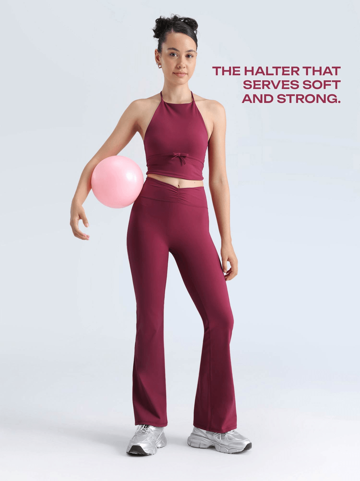Berry Bow Halter Top - View 2 - Superr*