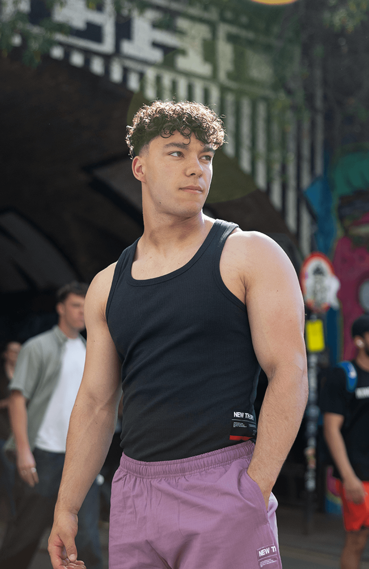 NT001 Ribbed Tank - View 2 - Superr*