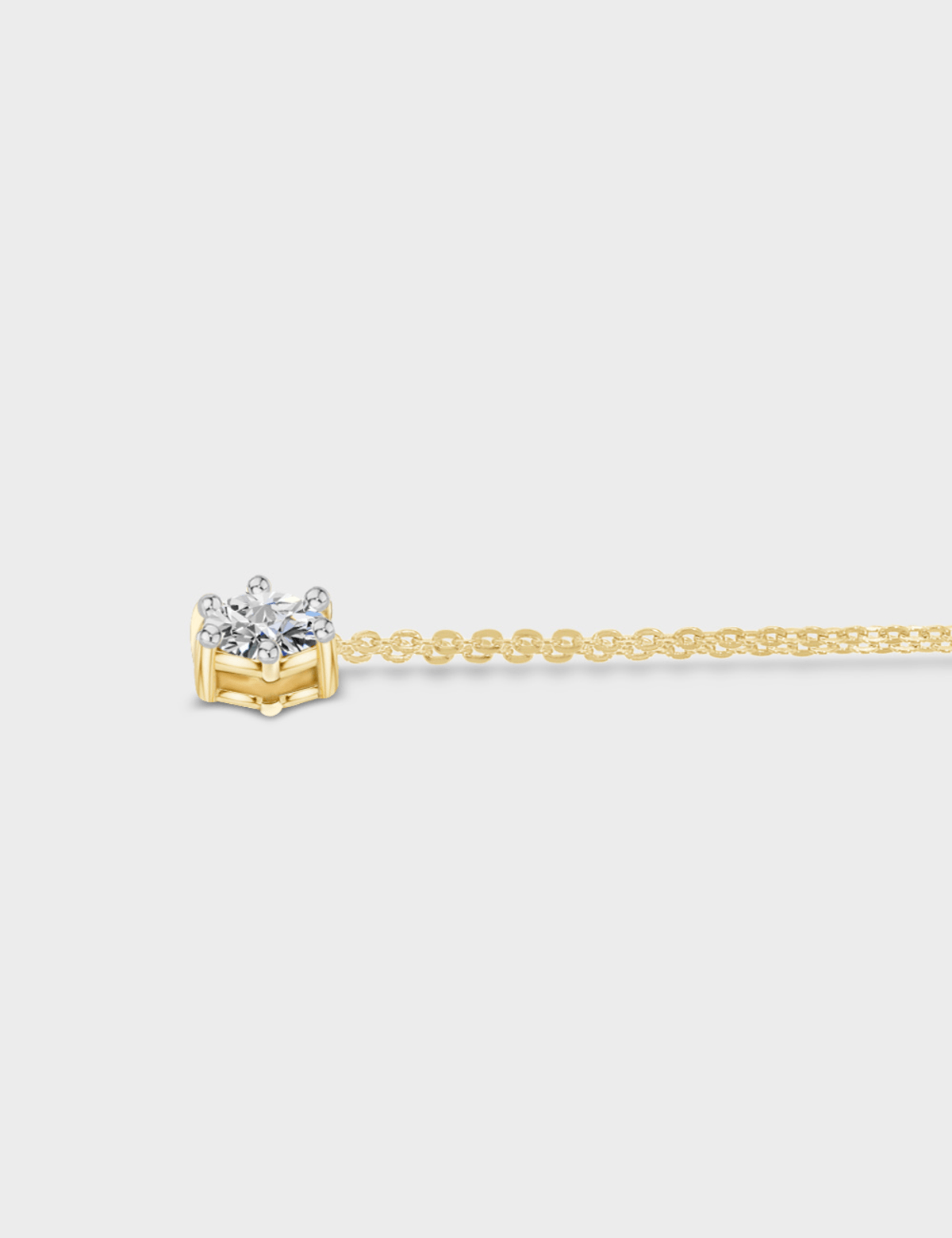 Luxe Light Diamond Chain Pendant 1.03 carat FG-VVS - View 3 - Superr*