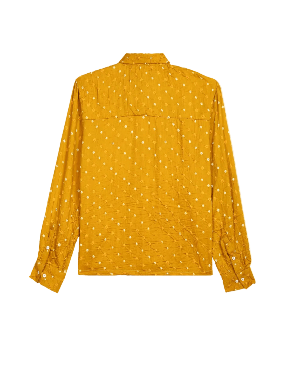 BANDHANI MUSTARD SHIRT - View 4 - Superr*