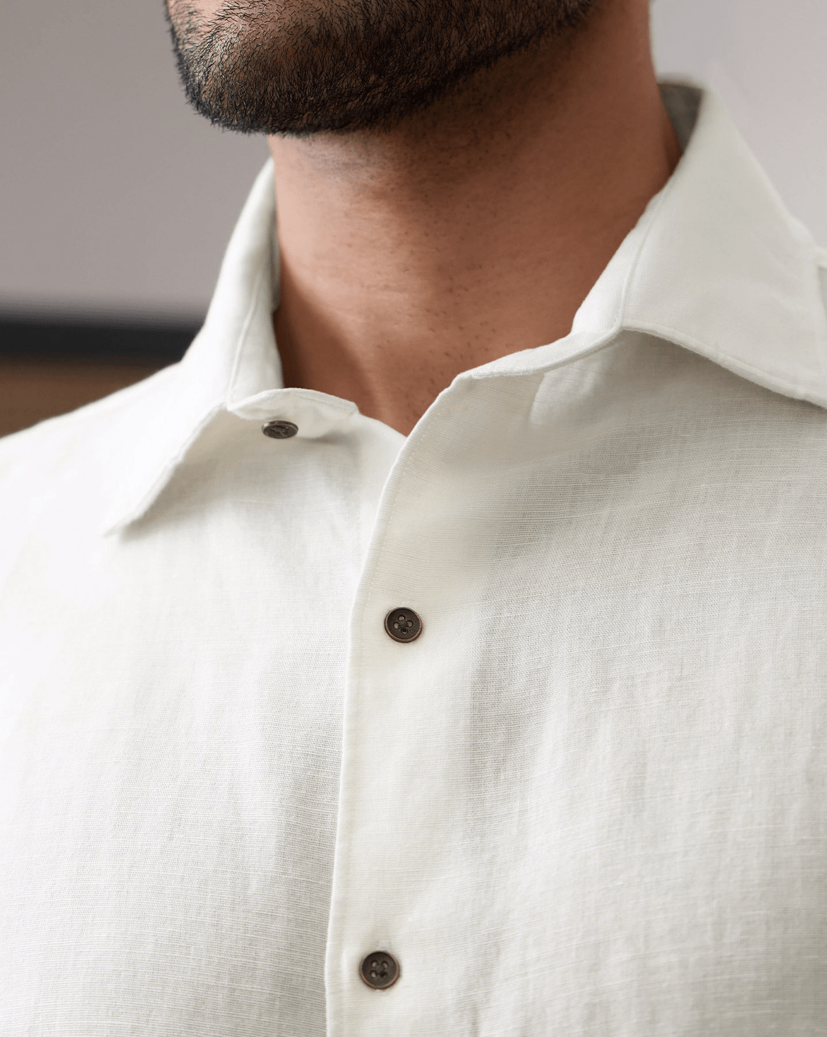 The Linen Rich Shirt White - View 2 - Superr*
