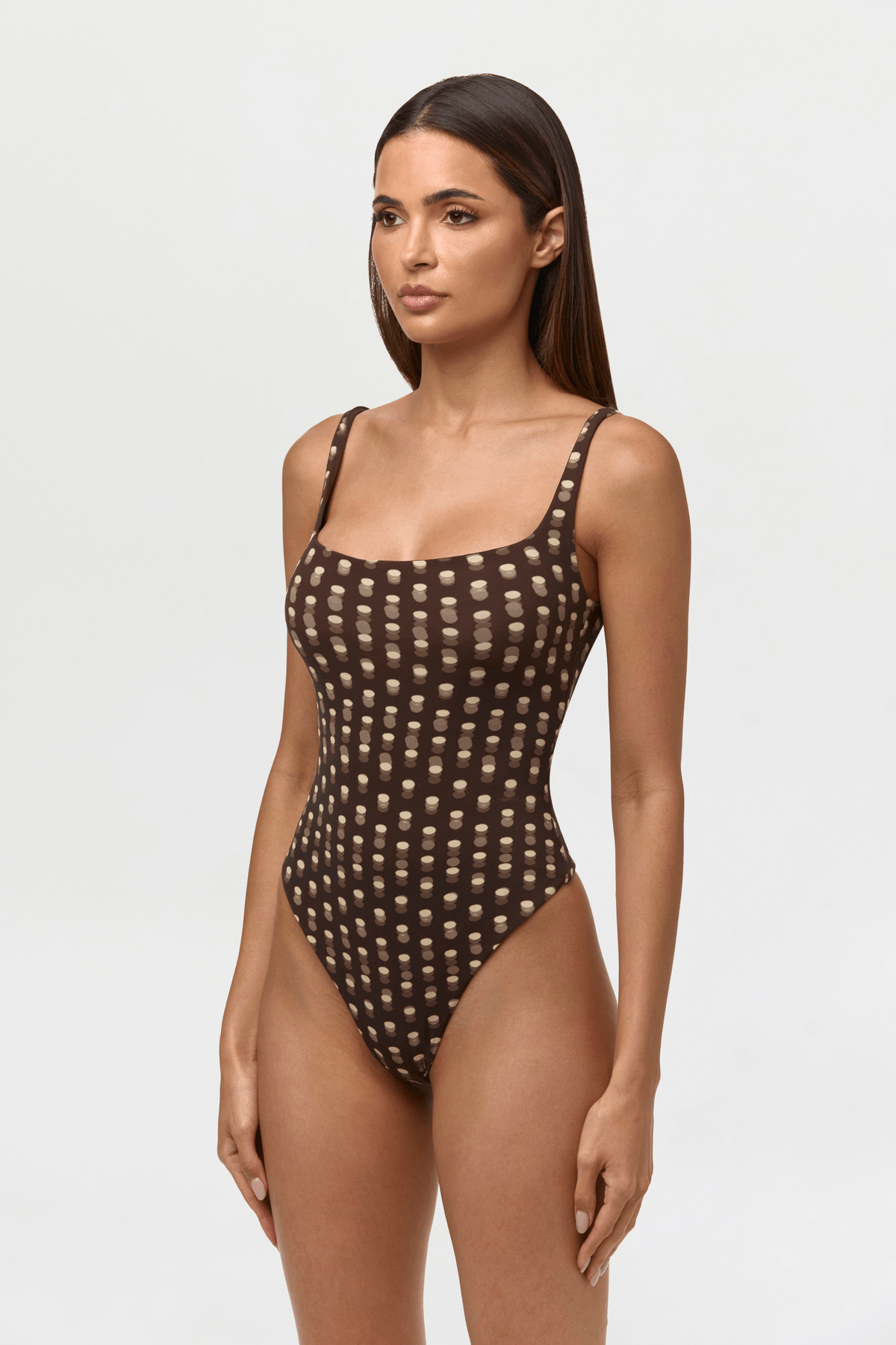 Naked Print Scoop Tank Bodysuit - View 2 - Superr*